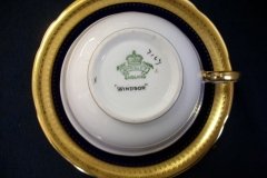 AYNSLEY CHINA WINDSOR COBALT-  CUP & SAUCER   .....   http://jaapiesfinechinastore.com
