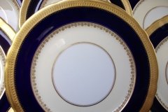 AYNSLEY CHINA WINDSOR COBALT- DINNER PLATE   ..... http://jaapiesfinechinastore.com