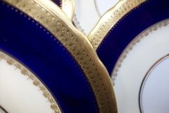 AYNSLEY CHINA WINDSOR COBALT- DINNER PLATE   ..... http://jaapiesfinechinastore.com