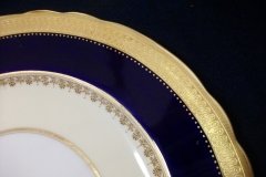 AYNSLEY CHINA WINDSOR COBALT- DINNER PLATE   ..... http://jaapiesfinechinastore.com
