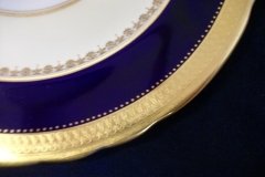 AYNSLEY CHINA WINDSOR COBALT- DINNER PLATE   ..... http://jaapiesfinechinastore.com
