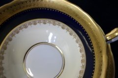 AYNSLEY CHINA WINDSOR COBALT- SOUP BOWL & SAUCER ..... http://jaapiesfinechinastore.com