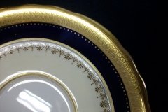 AYNSLEY CHINA WINDSOR COBALT- SOUP BOWL & SAUCER ..... http://jaapiesfinechinastore.com