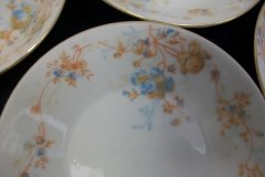 BAWO & DOTTER  AUTUMN VINE, BLUE FLORAL-  BERRY BOWL   .....   http://jaapiesfinechinastore.com