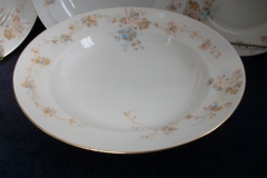 BAWO & DOTTER AUTUMN VINE, BLUE FLORAL- RIM  SOUP BOWL  9" ..... https://www.jaapiesfinechinastore.com