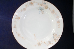 BAWO & DOTTER AUTUMN VINE, BLUE FLORAL- RIM  SOUP BOWL  9" ..... https://www.jaapiesfinechinastore.com