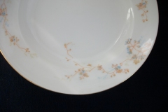 BAWO & DOTTER AUTUMN VINE, BLUE FLORAL- RIM  SOUP BOWL  9" ..... https://www.jaapiesfinechinastore.com