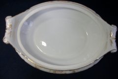 BAWO & DOTTER  AUTUMN VINE, BLUE FLORAL-   COVERED SERVING BOWL #1      .....   http://jaapiesfinechinastore.com