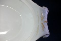 BAWO & DOTTER  AUTUMN VINE, BLUE FLORAL-   COVERED SERVING BOWL #1      .....   http://jaapiesfinechinastore.com