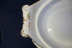 BAWO & DOTTER  AUTUMN VINE, BLUE FLORAL-   COVERED SERVING BOWL #1      .....   http://jaapiesfinechinastore.com