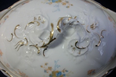 BAWO & DOTTER  AUTUMN VINE, BLUE FLORAL-   COVERED SERVING BOWL #2      .....   https://www.jaapiesfinechinastore.com