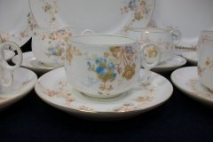 BAWO & DOTTER AUTUMN VINE, BLUE FLORAL- CUP & SAUCER   .....   http://jaapiesfinechinastore.com