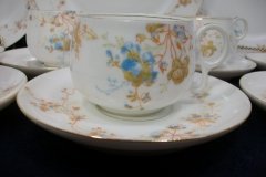 BAWO & DOTTER  AUTUMN VINE, BLUE FLORAL- CUP & SAUCER   .....   http://jaapiesfinechinastore.com