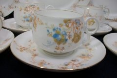 BAWO & DOTTER  AUTUMN VINE, BLUE FLORAL- CUP & SAUCER   .....   http://jaapiesfinechinastore.com