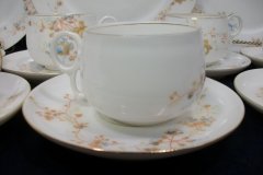 BAWO & DOTTER  AUTUMN VINE, BLUE FLORAL- CUP & SAUCER   .....   http://jaapiesfinechinastore.com