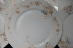 BAWO & DOTTER  AUTUMN VINE, BLUE FLORAL-   DINNER PLATE  9  1/2"     .....   http://jaapiesfinechinastore.com