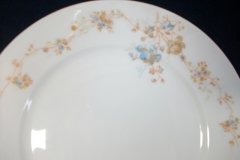 BAWO & DOTTER  AUTUMN VINE, BLUE FLORAL-   DINNER PLATE  9  1/2"     .....   http://jaapiesfinechinastore.com