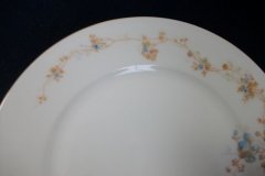 BAWO & DOTTER  AUTUMN VINE, BLUE FLORAL-   DINNER PLATE  9  1/2"     .....   http://jaapiesfinechinastore.com