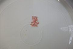 BAWO & DOTTER  AUTUMN VINE, BLUE FLORAL-   DINNER PLATE  9  1/2"     .....   http://jaapiesfinechinastore.com