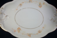 BAWO & DOTTER  AUTUMN VINE, BLUE FLORAL-   GRAVY BOAT & UNDERPLATE  #1     .....   https://www.jaapiesfinechinastore.com