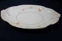 BAWO & DOTTER  AUTUMN VINE, BLUE FLORAL-   GRAVY BOAT & UNDERPLATE  #1     .....   http://jaapiesfinechinastore.com