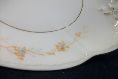 BAWO & DOTTER  AUTUMN VINE, BLUE FLORAL-   GRAVY BOAT & UNDERPLATE  #1     .....   https://www.jaapiesfinechinastore.com