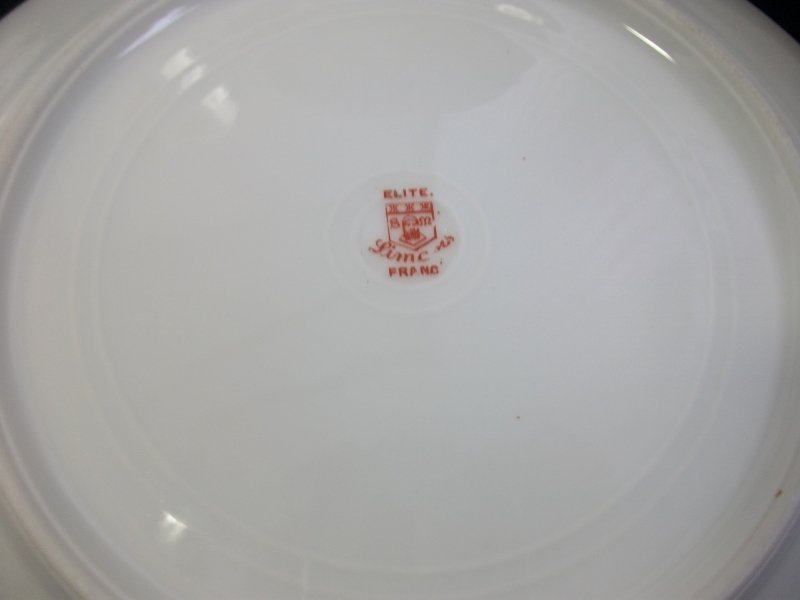 BAWO & DOTTER  AUTUMN VINE, BLUE FLORAL-   LUNCHEON PLATE  8 1/2"     .....   http://jaapiesfinechinastore.com