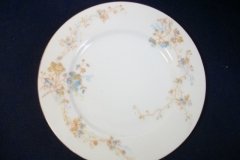 BAWO & DOTTER  AUTUMN VINE, BLUE FLORAL-  SALAD PLATE  7  7/16"    .....   http://jaapiesfinechinastore.com