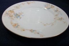 BAWO & DOTTER  AUTUMN VINE, BLUE FLORAL-  SALAD PLATE  7  7/16"    .....   http://jaapiesfinechinastore.com