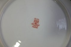 BAWO & DOTTER  AUTUMN VINE, BLUE FLORAL-  SALAD PLATE  7  7/16"    .....   http://jaapiesfinechinastore.com