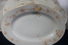 BAWO & DOTTER  AUTUMN VINE, BLUE FLORAL-     SERVING PLATTER 11 1/8"       .....   http://jaapiesfinechinastore.com