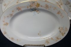 BAWO & DOTTER  AUTUMN VINE, BLUE FLORAL-     SERVING PLATTER 11 1/8"       .....   http://jaapiesfinechinastore.com