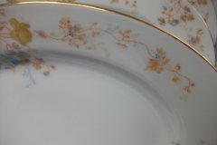 BAWO & DOTTER  AUTUMN VINE, BLUE FLORAL-     SERVING PLATTER 11 1/8"       .....   http://jaapiesfinechinastore.com