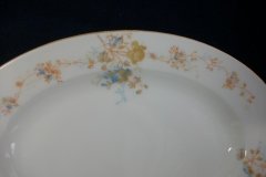 BAWO & DOTTER  AUTUMN VINE, BLUE FLORAL-     SERVING PLATTER 11 1/8"       .....   http://jaapiesfinechinastore.com