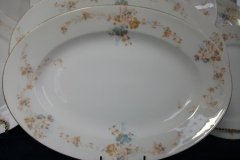 BAWO & DOTTER  AUTUMN VINE, BLUE FLORAL-     SERVING PLATTER  13  1/4"       .....   http://jaapiesfinechinastore.com