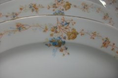 BAWO & DOTTER  AUTUMN VINE, BLUE FLORAL-     SERVING PLATTER  13  1/4"       .....   http://jaapiesfinechinastore.com