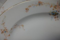 BAWO & DOTTER  AUTUMN VINE, BLUE FLORAL-     SERVING PLATTER  13  1/4"       .....   http://jaapiesfinechinastore.com