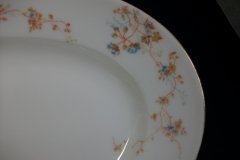 BAWO & DOTTER  AUTUMN VINE, BLUE FLORAL-     SERVING PLATTER  13  1/4"       .....   http://jaapiesfinechinastore.com