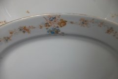BAWO & DOTTER  AUTUMN VINE, BLUE FLORAL-     SERVING PLATTER  15  7/8"       .....   http://jaapiesfinechinastore.com