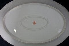 BAWO & DOTTER  AUTUMN VINE, BLUE FLORAL-     SERVING PLATTER  15  7/8"       .....   http://jaapiesfinechinastore.com