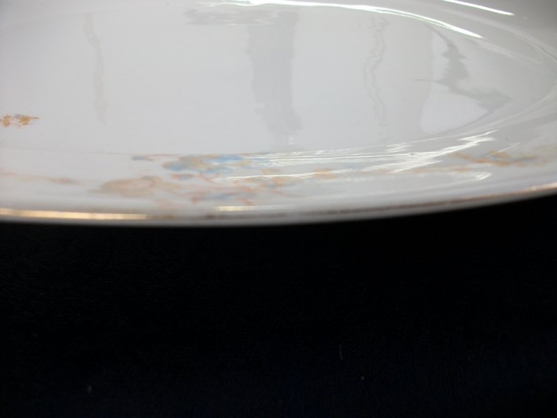 BAWO & DOTTER  AUTUMN VINE, BLUE FLORAL-     SERVING PLATTER  17  7/8"       .....   http://jaapiesfinechinastore.com