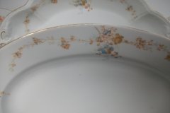 BAWO & DOTTER  AUTUMN VINE, BLUE FLORAL-     SERVING PLATTER  17  7/8"       .....   http://jaapiesfinechinastore.com