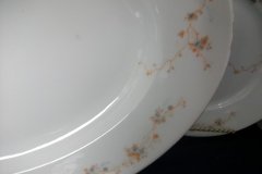 BAWO & DOTTER  AUTUMN VINE, BLUE FLORAL-     SERVING PLATTER  17  7/8"       .....   http://jaapiesfinechinastore.com