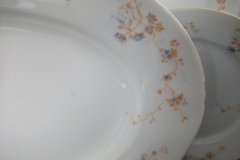 BAWO & DOTTER  AUTUMN VINE, BLUE FLORAL-     SERVING PLATTER  17  7/8"       .....   http://jaapiesfinechinastore.com