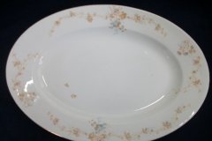BAWO & DOTTER  AUTUMN VINE, BLUE FLORAL-     SERVING PLATTER  17  7/8"       .....   http://jaapiesfinechinastore.com