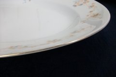 BAWO & DOTTER  AUTUMN VINE, BLUE FLORAL-     SERVING PLATTER  17  7/8"       .....   http://jaapiesfinechinastore.com