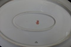 BAWO & DOTTER  AUTUMN VINE, BLUE FLORAL-     SERVING PLATTER  17  7/8"       .....   http://jaapiesfinechinastore.com