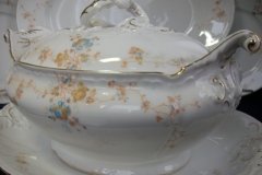 BAWO & DOTTER  AUTUMN VINE, BLUE FLORAL-    SOUP TUREEN       .....   http://jaapiesfinechinastore.com