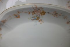 BAWO & DOTTER  AUTUMN VINE, BLUE FLORAL-    UNDERPLATE FOR SOUP TUREEN       .....   http://jaapiesfinechinastore.com