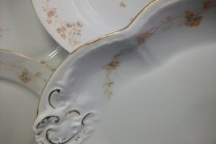 BAWO & DOTTER  AUTUMN VINE, BLUE FLORAL-    UNDERPLATE FOR SOUP TUREEN       .....   http://jaapiesfinechinastore.com